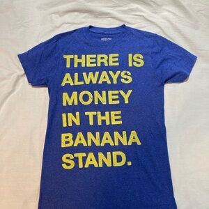 Arrested Development T-shirt “There’s Always Money in the Banana Stand” size S